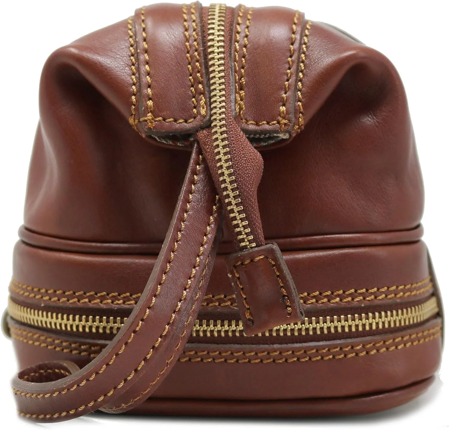 Floto Leather Toiletry Dopp Bag - Stylish & Durable Travel Organizer | Positano
