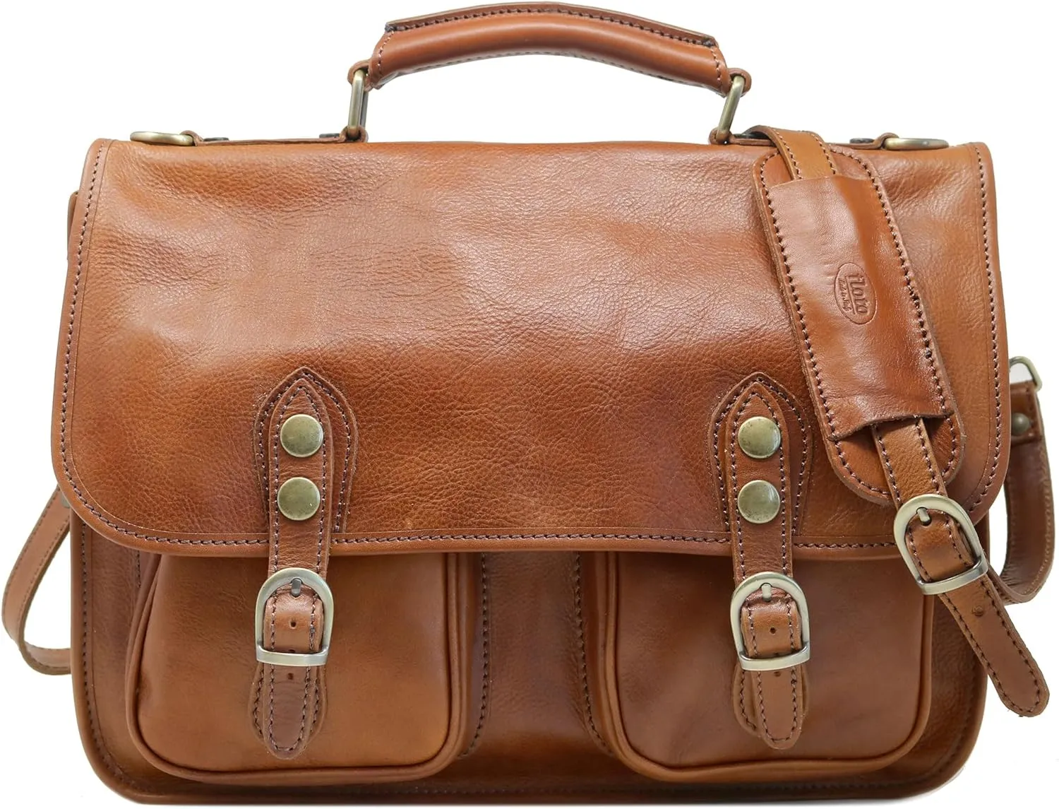 Floto Poste Leather Messenger Bag – Italian Handmade Briefcase for Men & Women