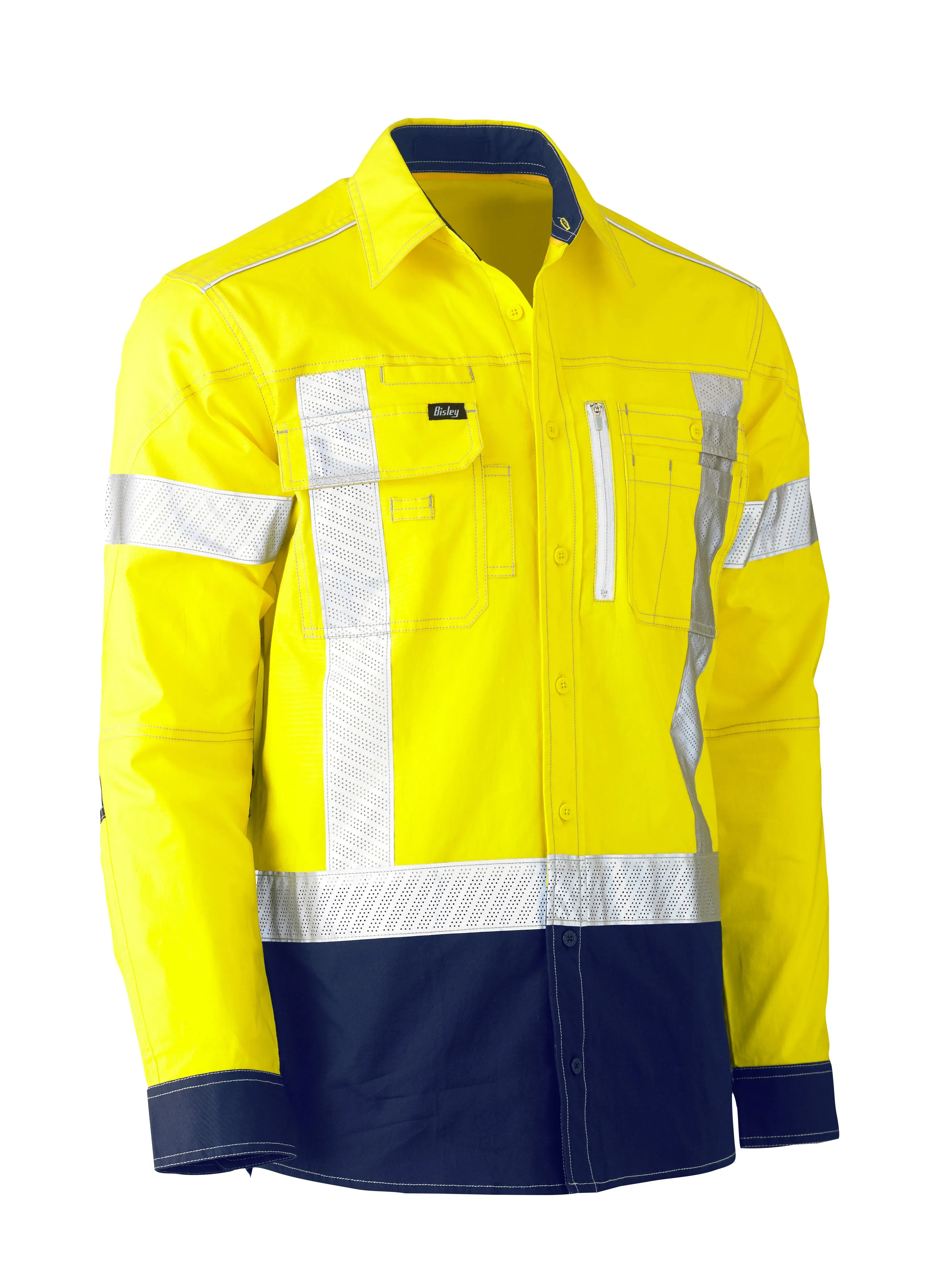 FLX & MOVE X Taped Hi-Vis Long Sleeve Utility Shirt