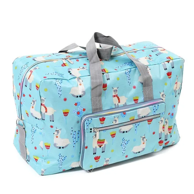 Foldable Travel Bag Women Large Capacity Portable
