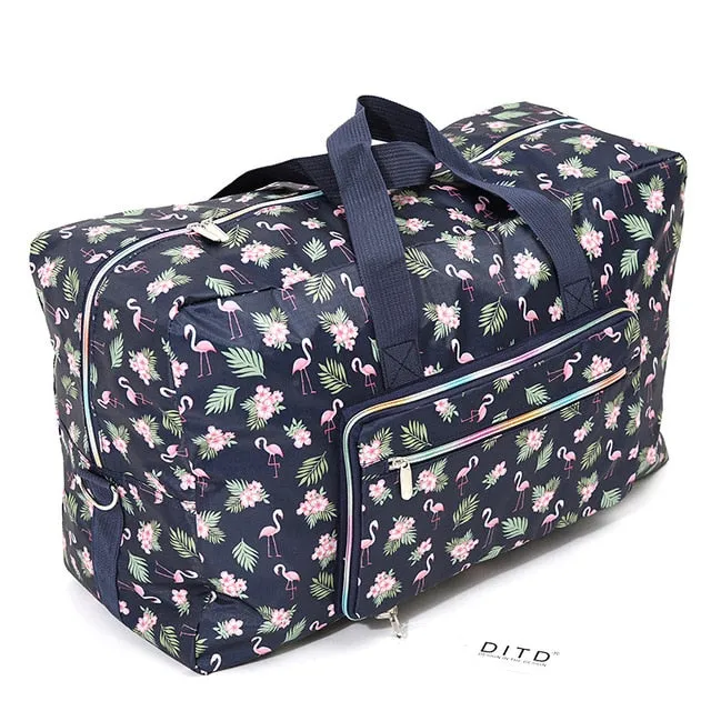 Foldable Travel Bag Women Large Capacity Portable