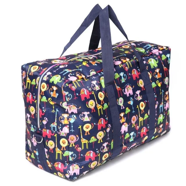 Foldable Travel Bag Women Large Capacity Portable
