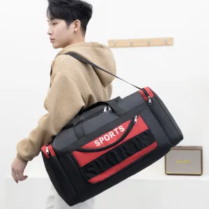 Foldable Waterproof Oxford Cloth Printed Korean Travel Bags