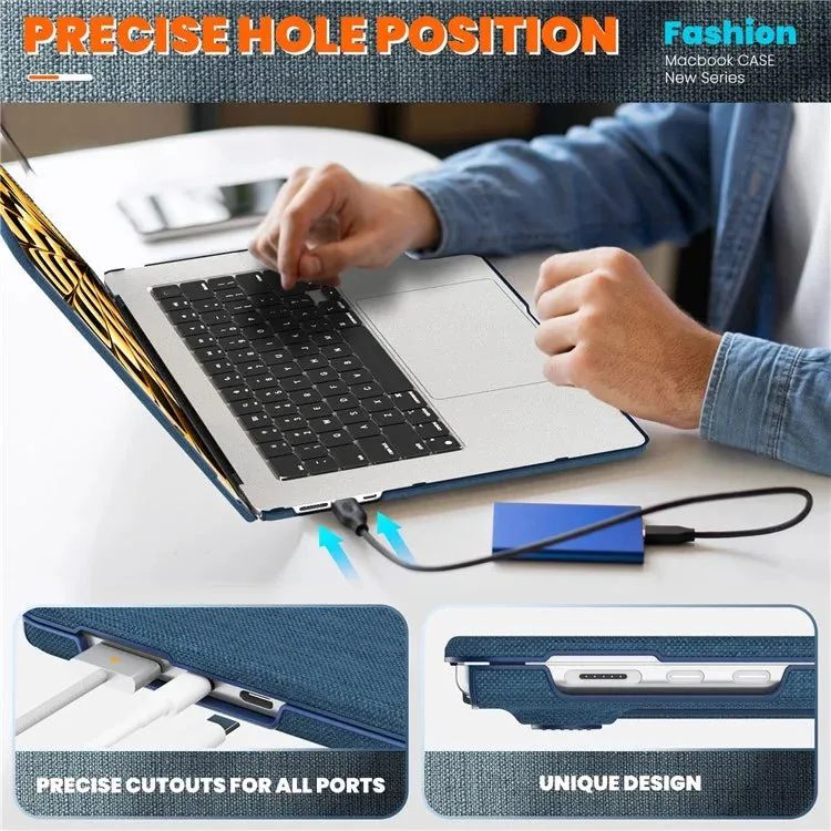 For Macbook Air 15 inch (2024) / (2023) M2 A2941 / M3 A3114 Laptop Case Anti