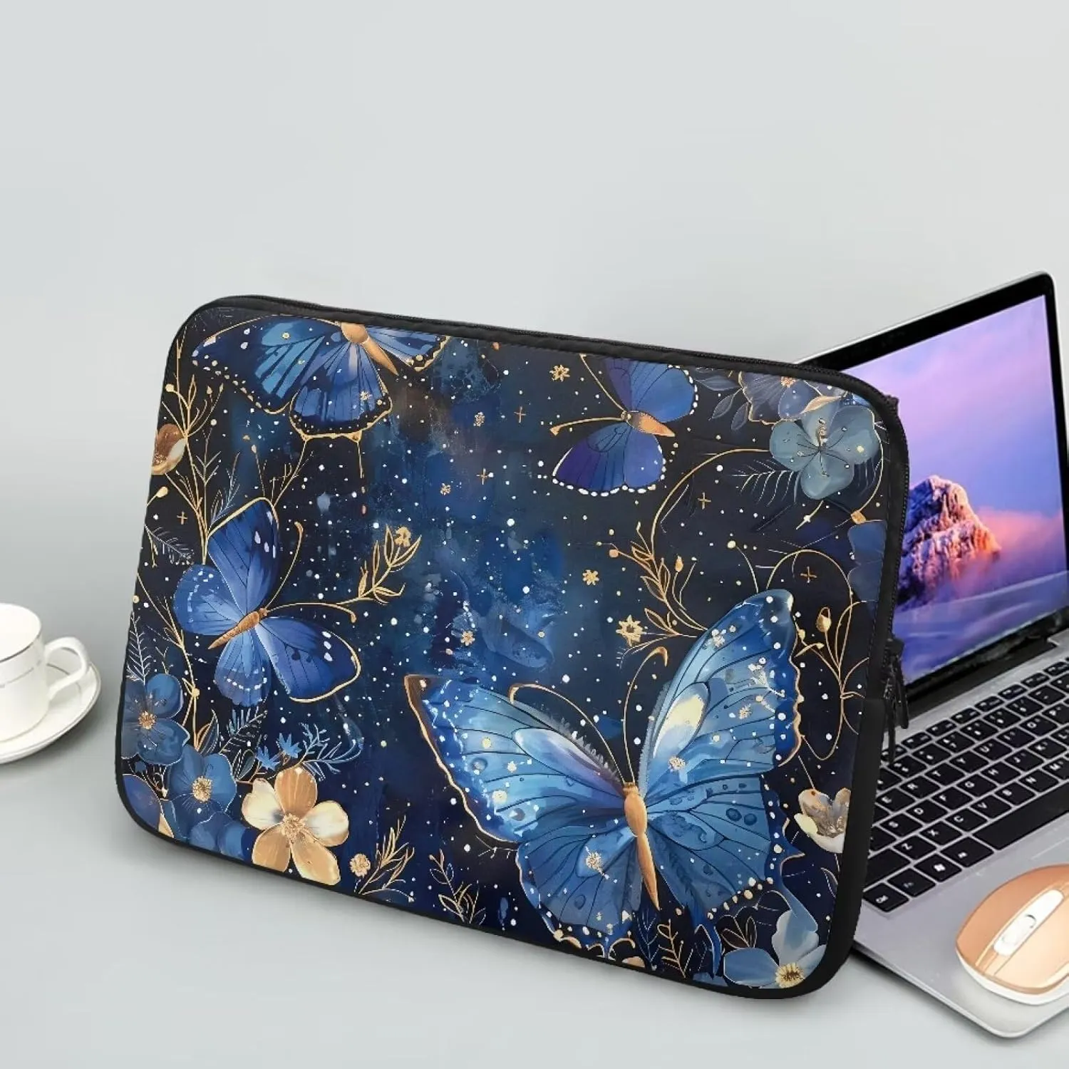 FOR U DESIGNS Laptop Bag Large Capacity Computer Tote Bag for Office Work Business Briefcase 10 Inch