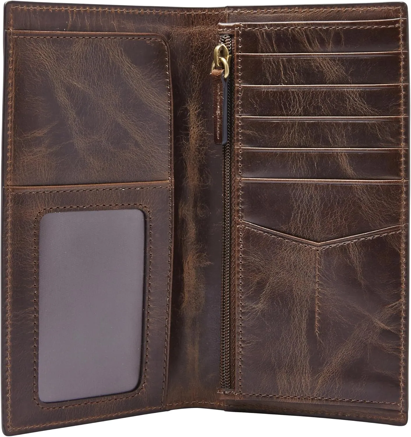 Fossil Men's Derrick Checkbook Wallet