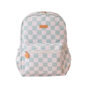 Fox & Fallow Backpack - Sage Check
