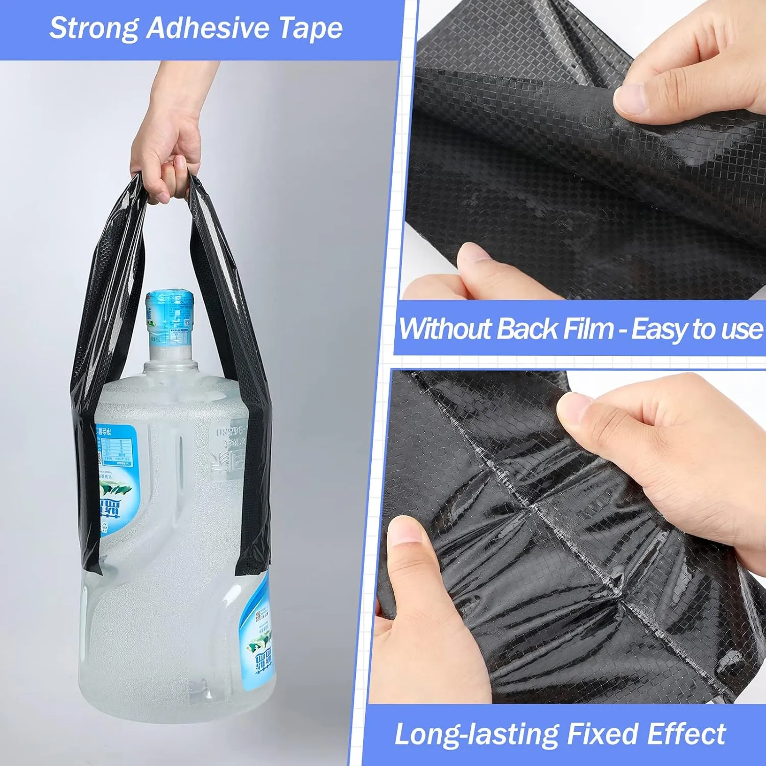 Frienda RV Underbelly Tape RV Underbelly Material Waterproof Flex Repair Fabric Belly Tape Sealing Permanent Patch for Mobile Home, Camper Travel Trailer, Tear Repair Patch(8 Inch x 50 Feet)