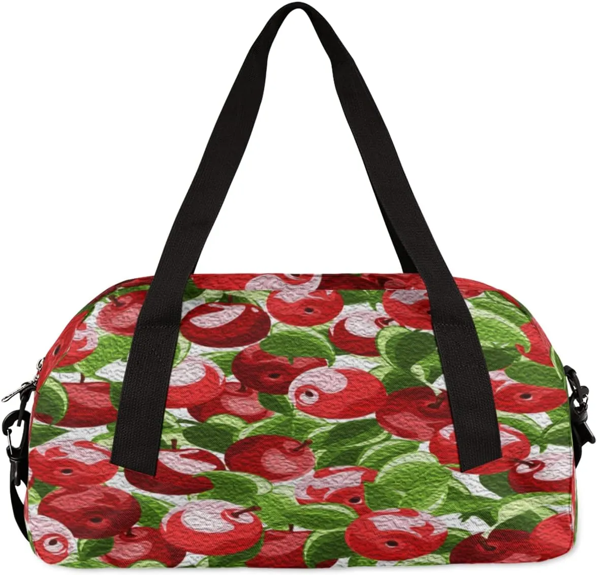 Fruit Apples Kids Duffel Bag for Girls Boys Teens, Apples Oil Painting Dance Bag Overnight Small Duffel Bag Carry On Weekend Sports Gym Travel Bag for School Practice Gymnastics Ballet