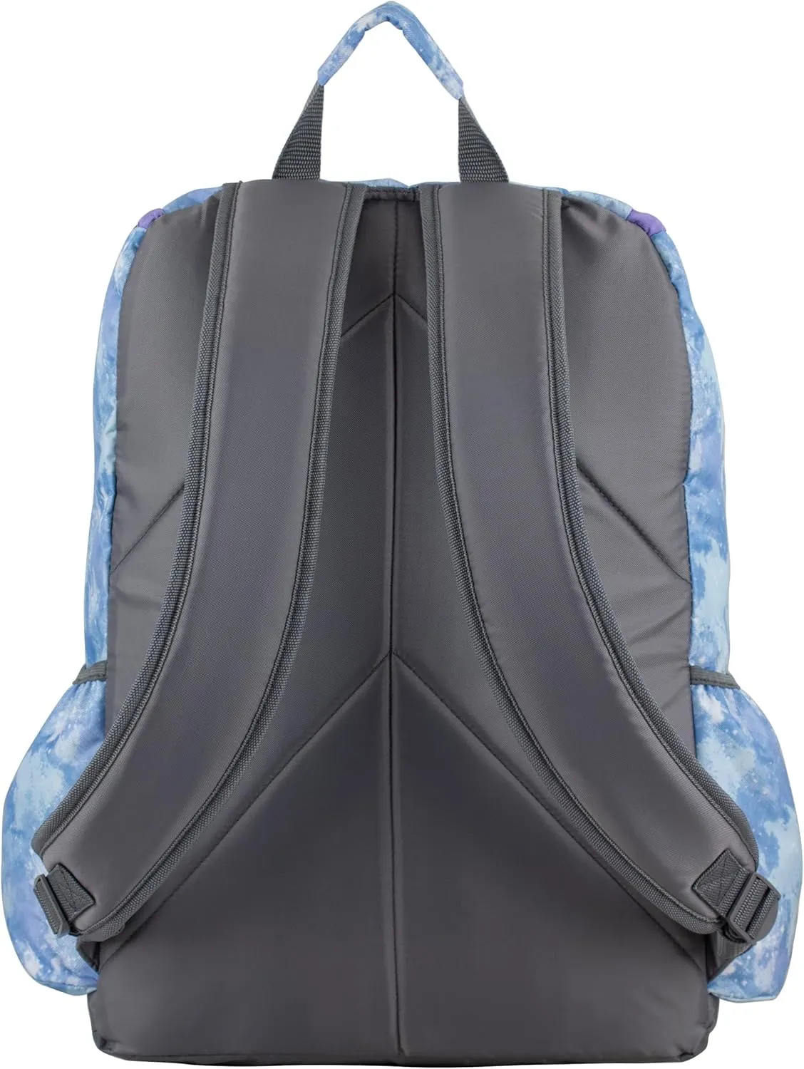 FUEL Durable Top Loader Outdoor Backpack w/Adjustable Straps, Multiple Compartments, Perfect for Travel, Hiking, Work, Classroom, Commuting - Blue Galaxy
