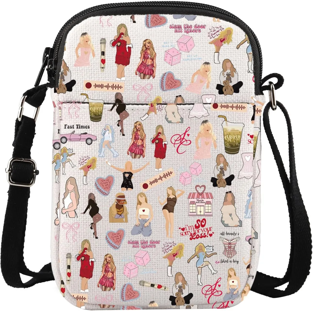 G2TUP Singer Inspired Crossbody Bag Singer Lover Gifts Singer Fans Gifts Singer Tour Gift Singer Shoulder Bag