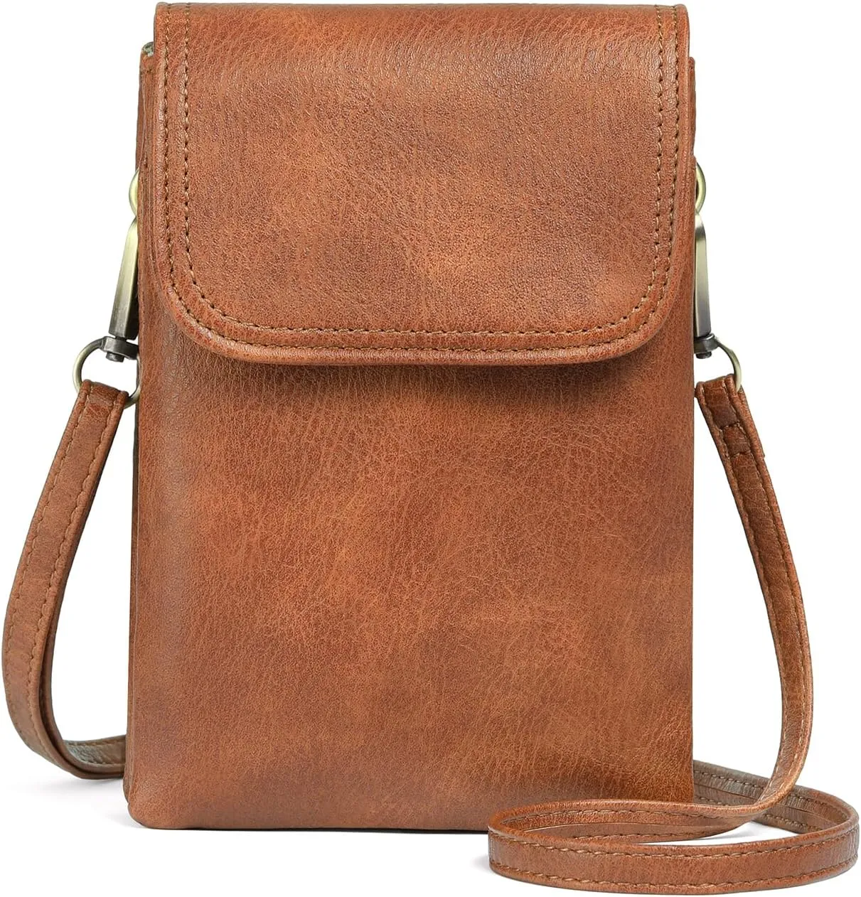 GAEKEAO Small Crossbody Bags for Women Leather Cell Phone Purse Bag Wallet with RFID Blocking Credit Card Slots