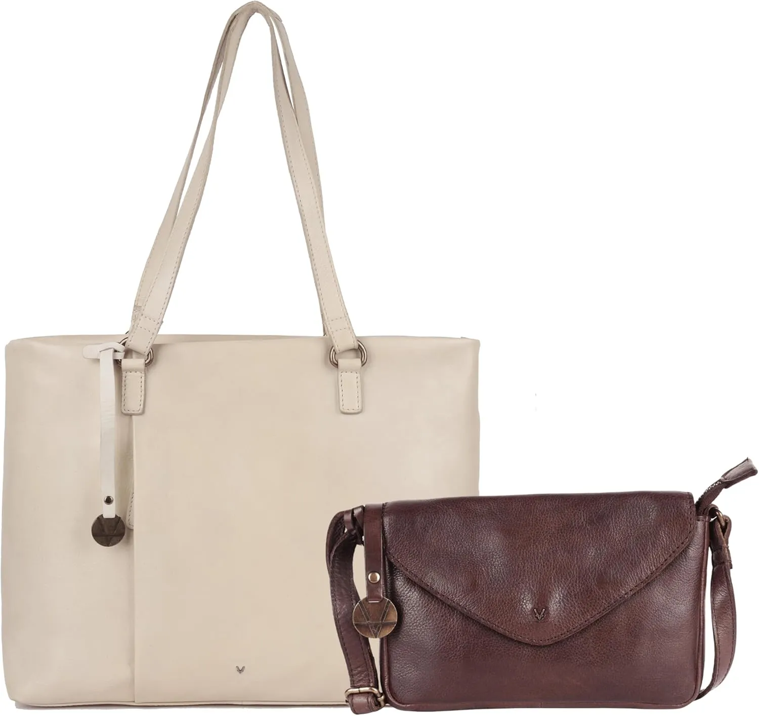 Genuine Italian Leather Bag Collection - Tote, Crossbody, and Satchel Purses - Ladies' Shoulder Bags with Top Handle & Adjustable Strap - Stylish and Versatile for Casual or Office Use
