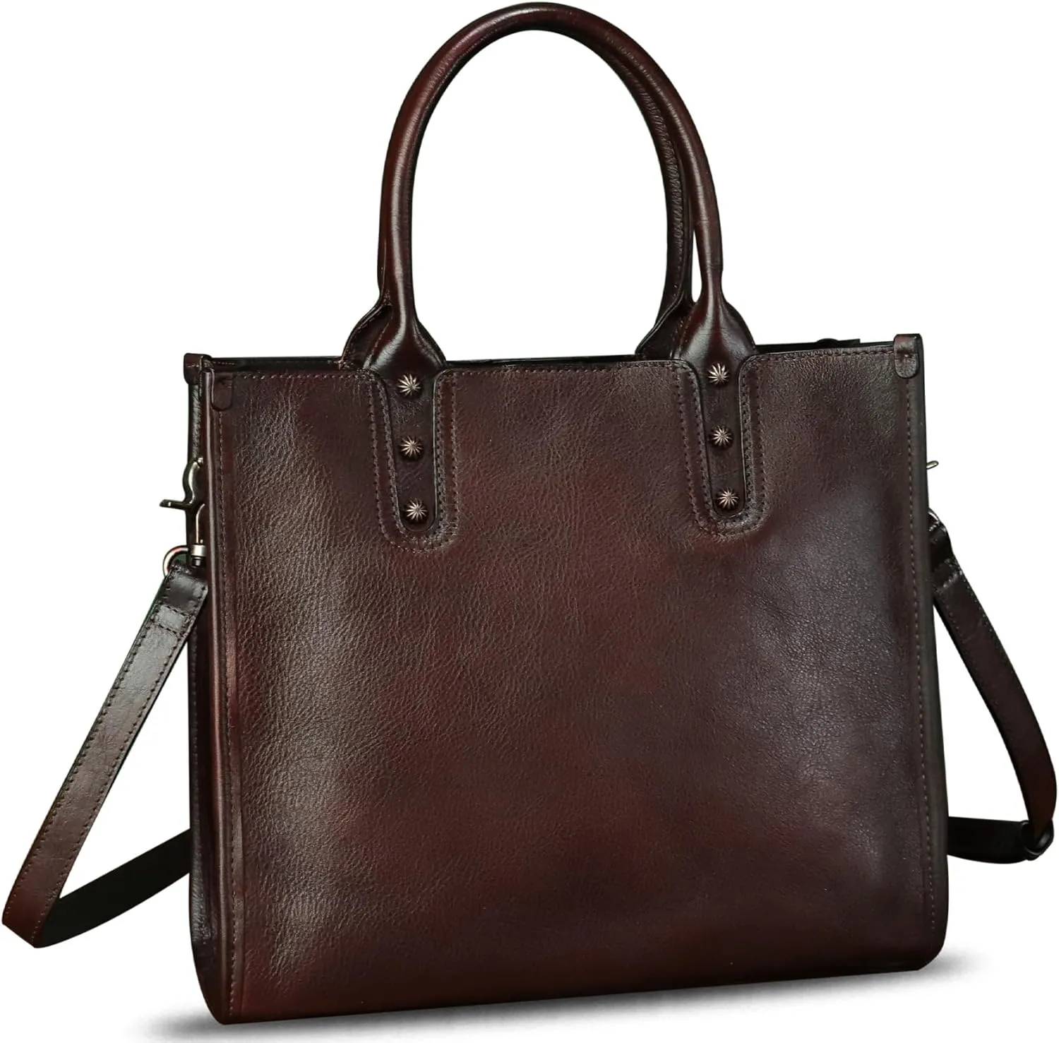 Genuine Leather Purses and Handbags for Women Tote Bag Vintage Crossbody Shoulder Bag Top Handle Bag Satchel