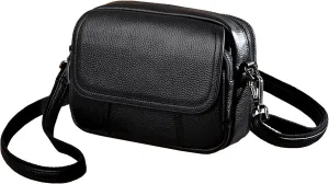 Genuine Leather Purses for Women Trendy Crossbody Bags Small Clutch Purse Shoulder Stachel Handbag Camera Bag