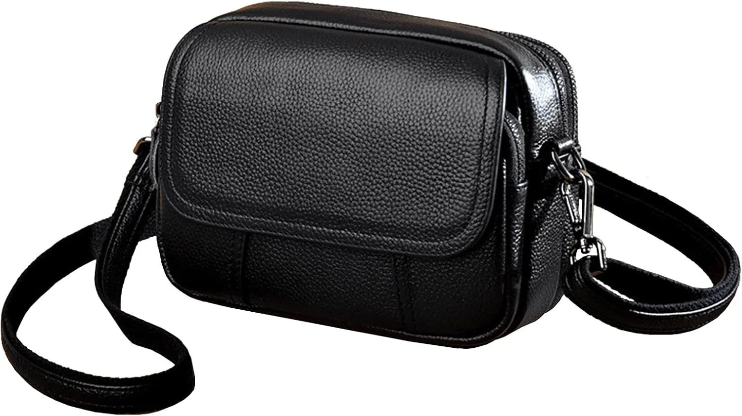 Genuine Leather Purses for Women Trendy Crossbody Bags Small Clutch Purse Shoulder Stachel Handbag Camera Bag