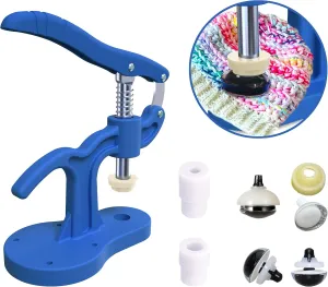 GEOCCI Safety Eye Tool Large Size Safety Eye Install Tool for Amigurumi Crochet & Stuffed 5-45mm Animal Eyes Making Supplies Tool It is More Helpful for Large Special Safety Eyes（1PCS）