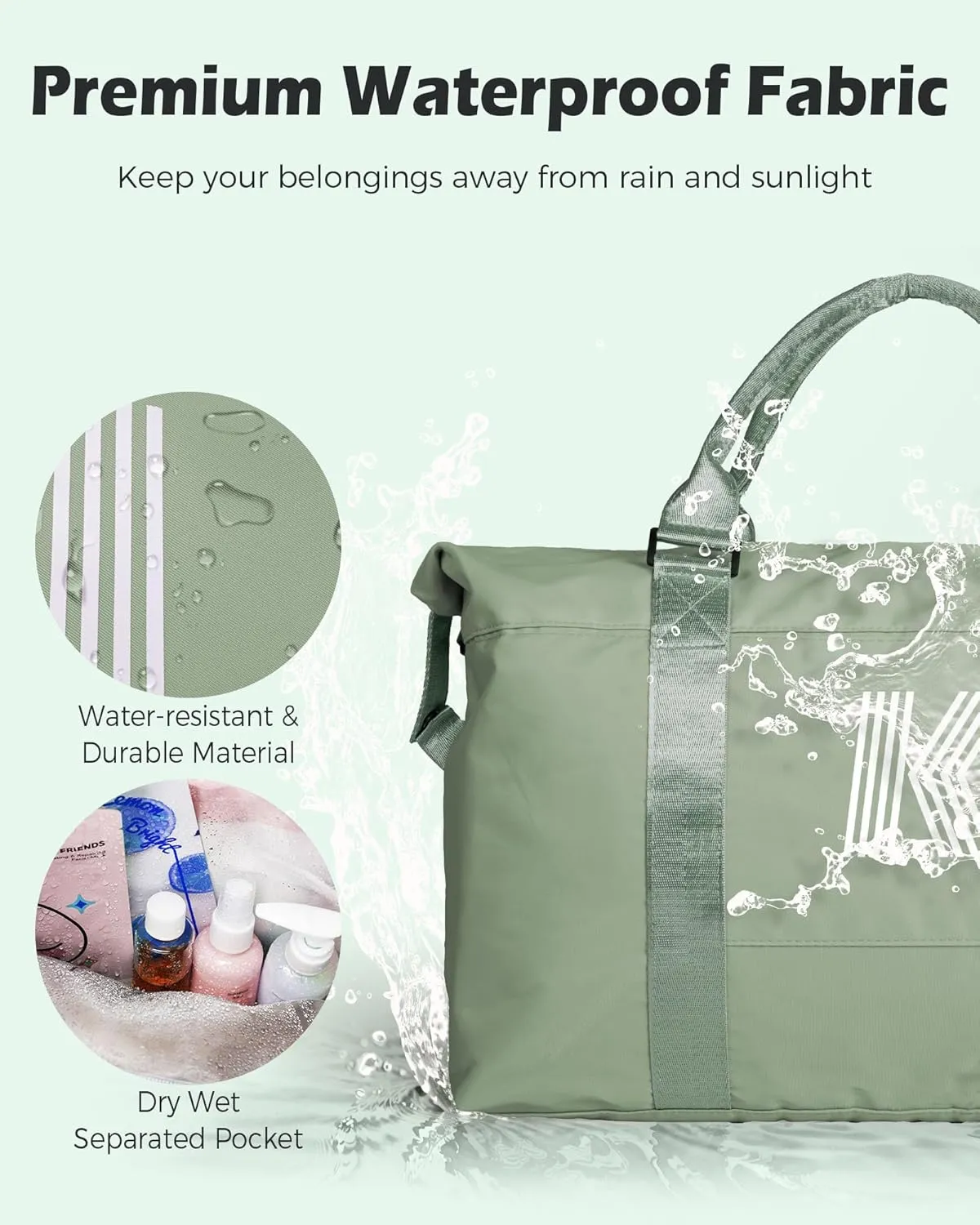 Gifts for Women, Initial Travel Duffel Bag, Sports Bag, Personalized Weekender Bag with Shoulder Strap, Monogram Overnight Bag, Gift for Friend Birthday Gift for Moms (Letter T)