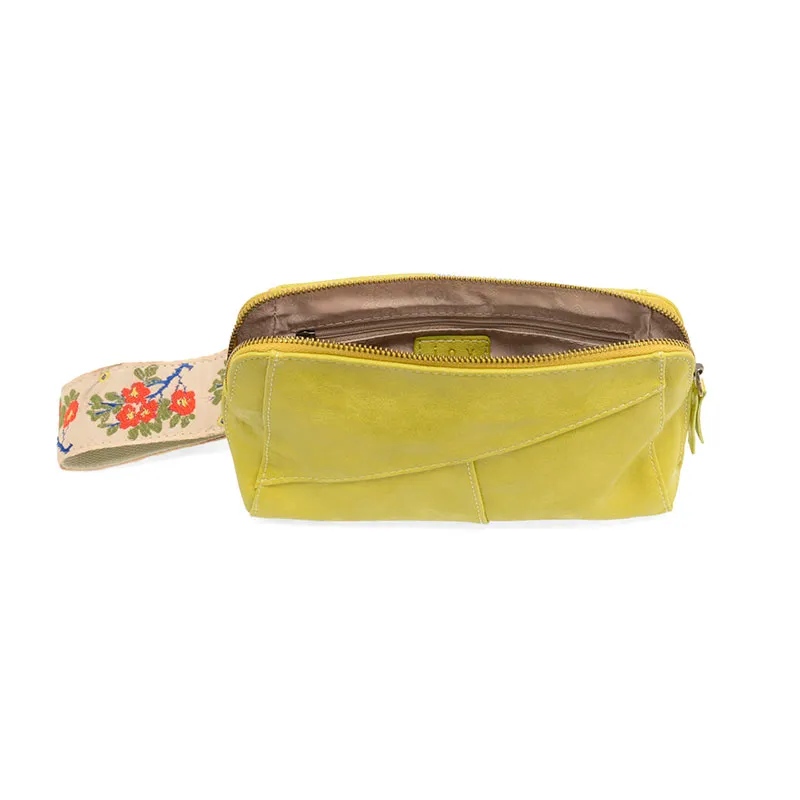 Gigi Crossbody with Woven Wristlet Strap