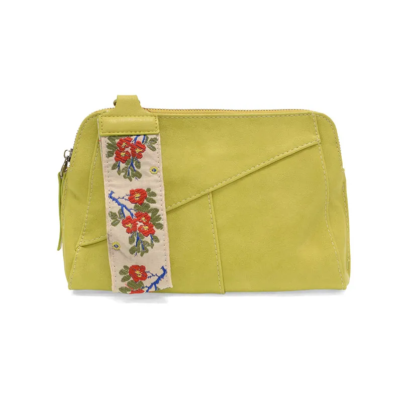 Gigi Crossbody with Woven Wristlet Strap