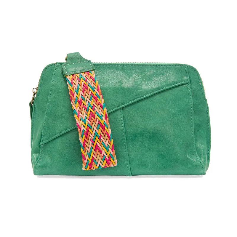 Gigi Crossbody with Woven Wristlet Strap