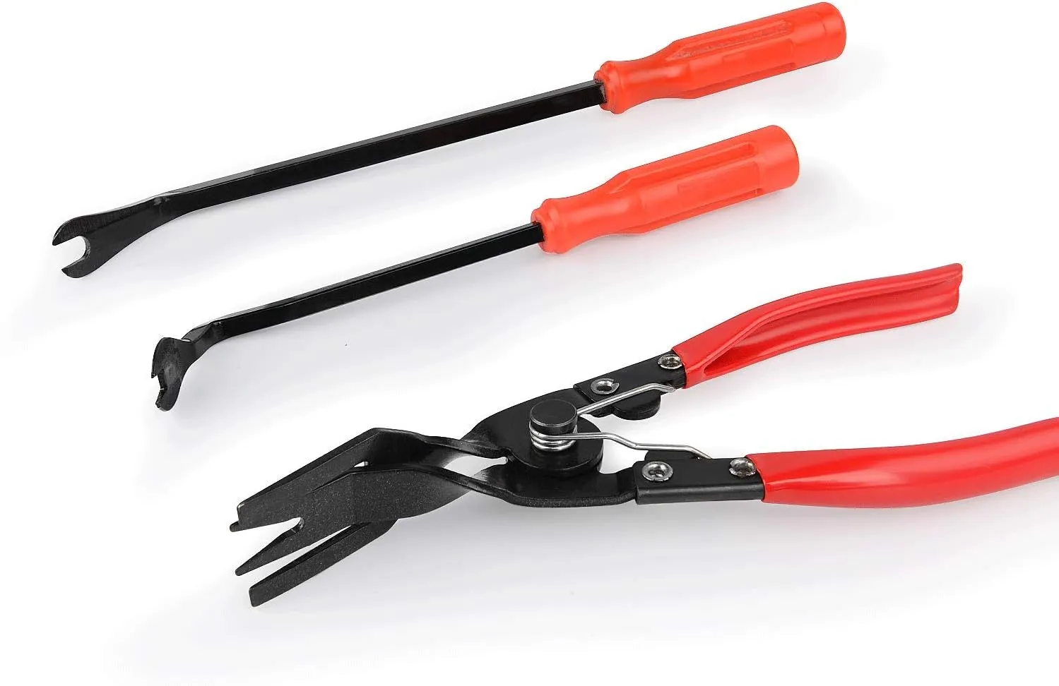GOOACC 3 Pcs Clip Pliers Set & Fastener Remover - Auto Upholstery Combo Repair Kit with Storage Bag for Car Car Panel Dashboard