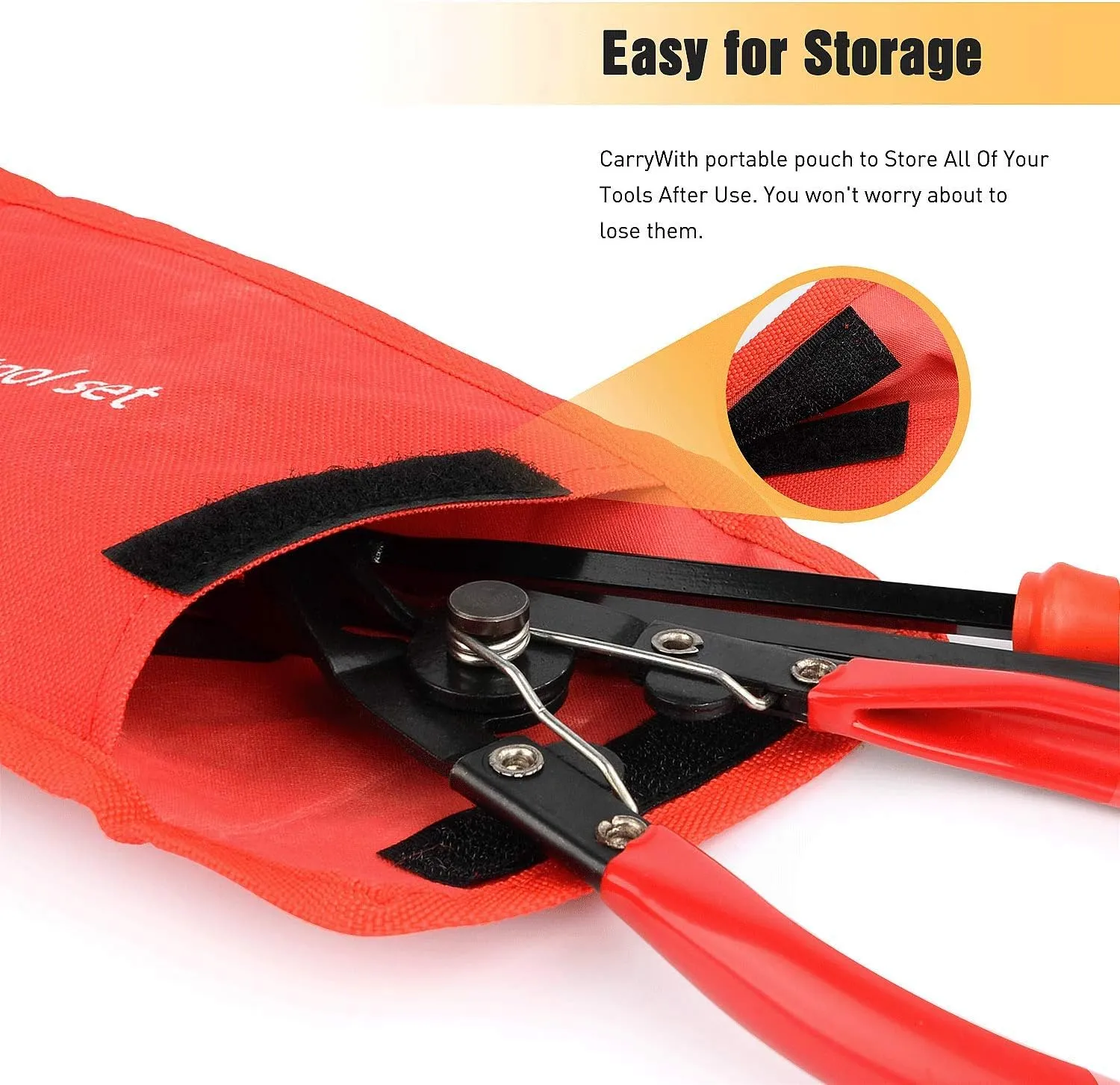 GOOACC 3 Pcs Clip Pliers Set & Fastener Remover - Auto Upholstery Combo Repair Kit with Storage Bag for Car Car Panel Dashboard