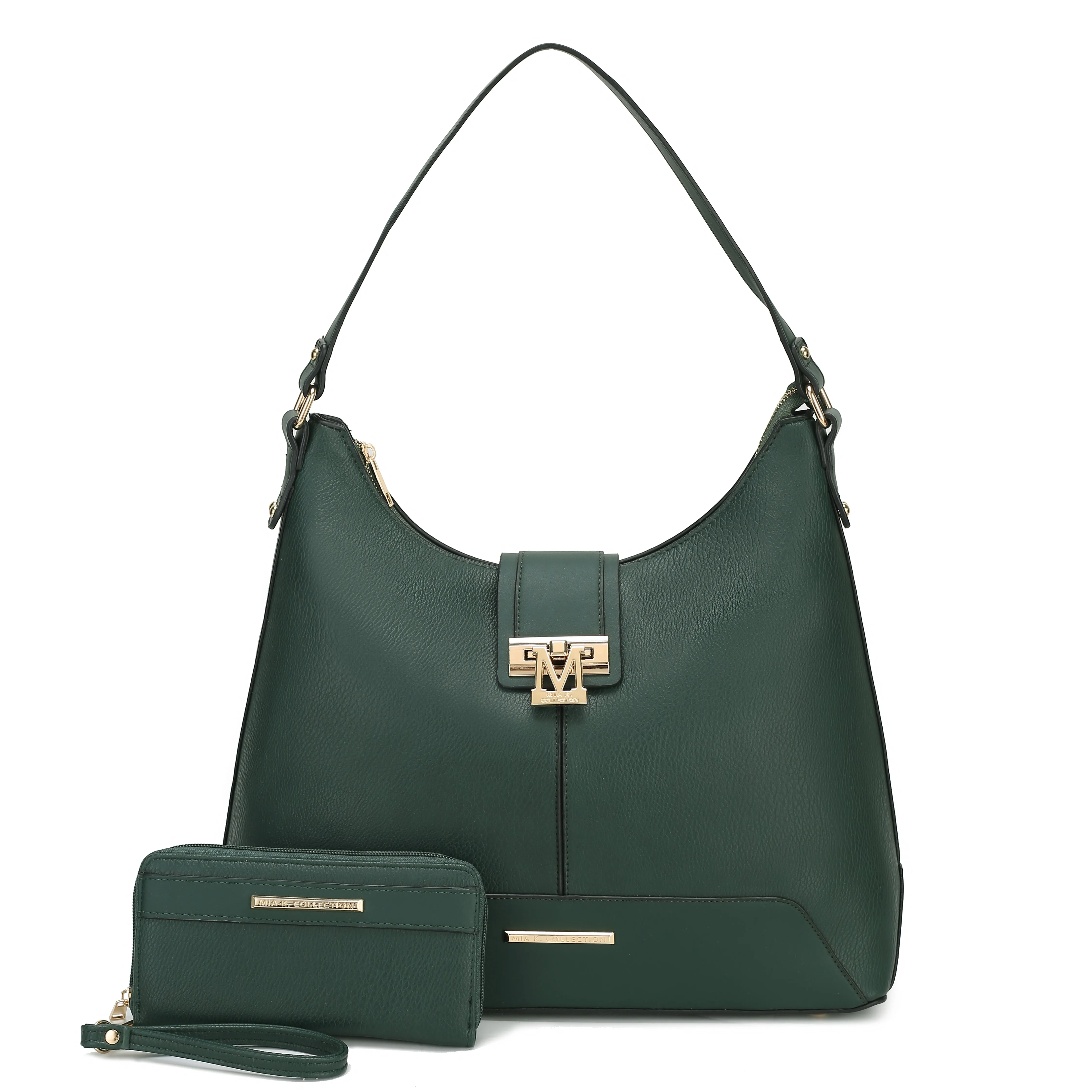 Graciela Solid Hobo Bag and Wallet Set