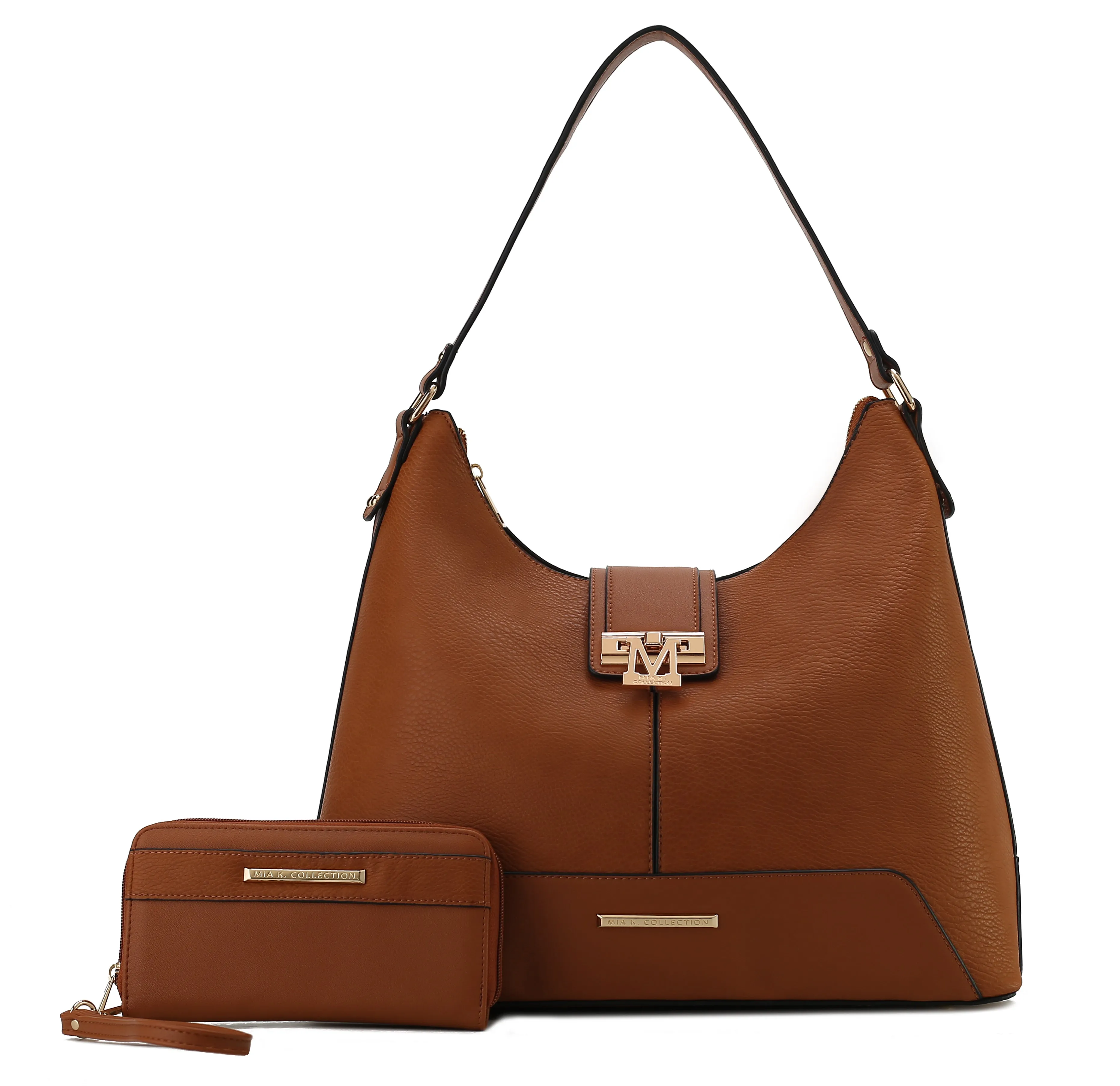 Graciela Solid Hobo Bag and Wallet Set