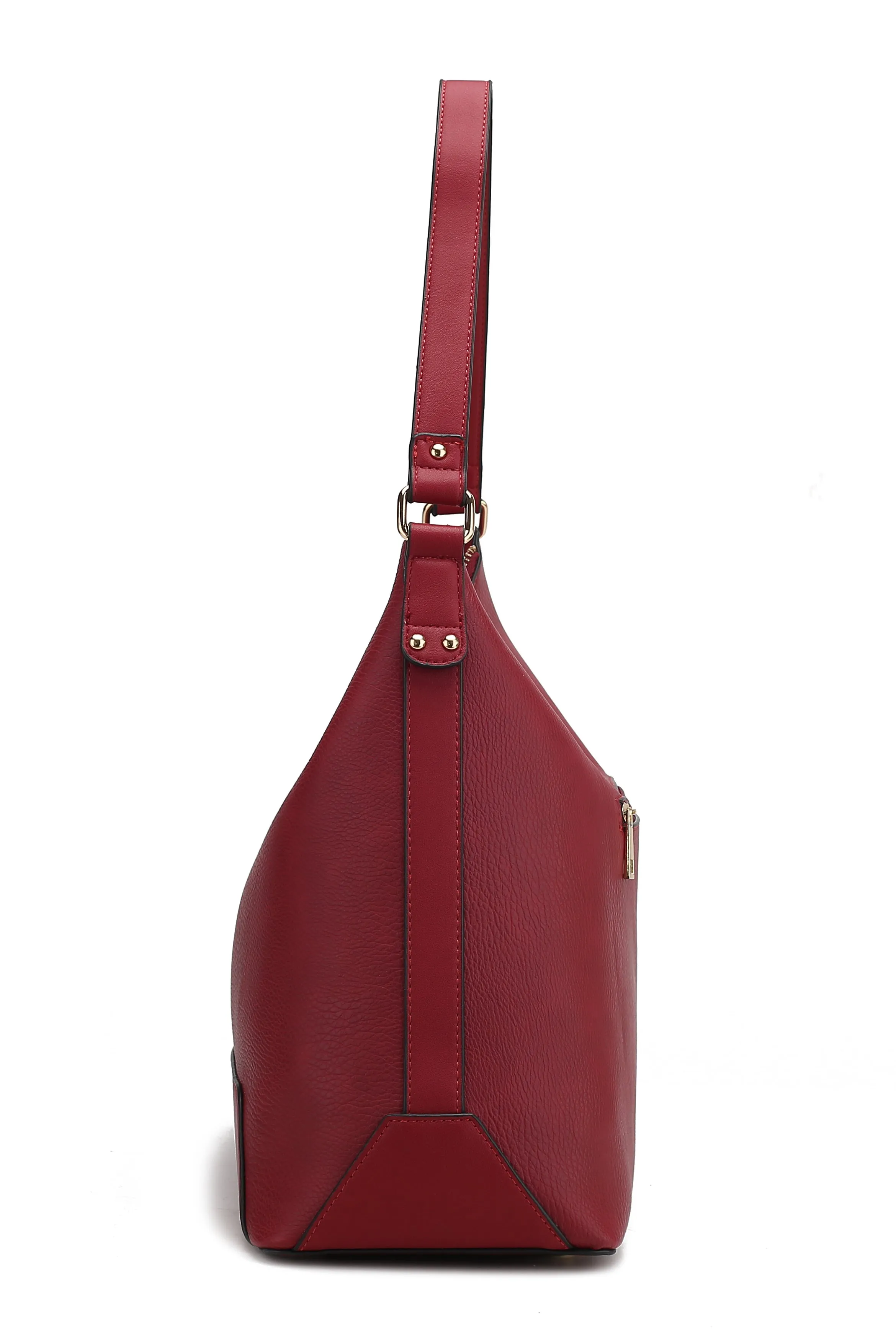 Graciela Solid Hobo Bag and Wallet Set