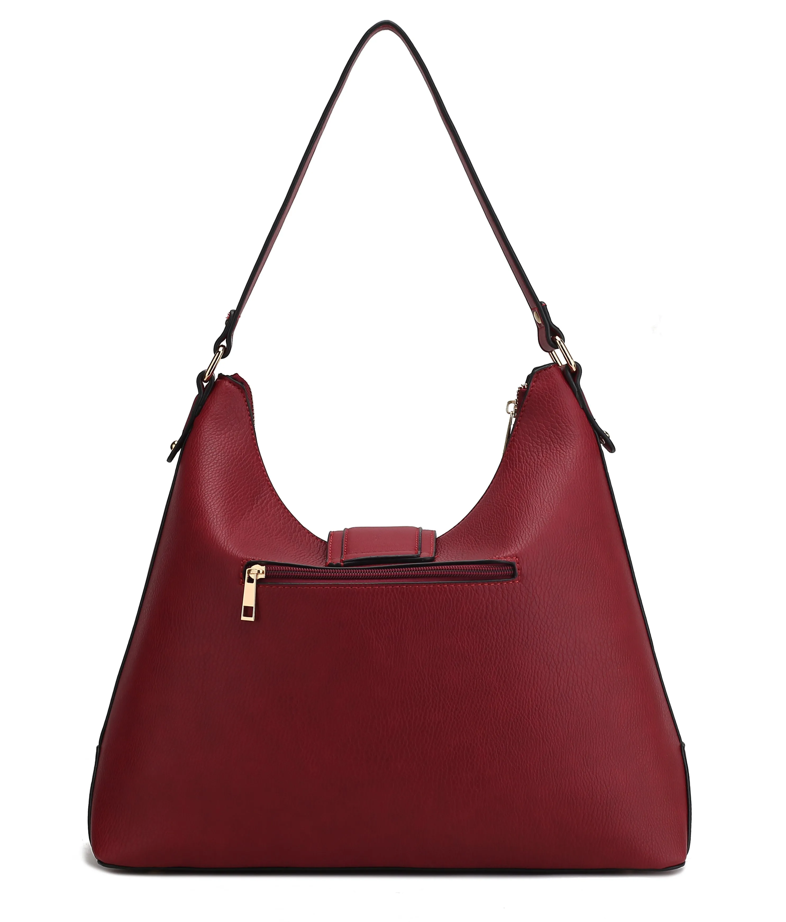 Graciela Solid Hobo Bag and Wallet Set