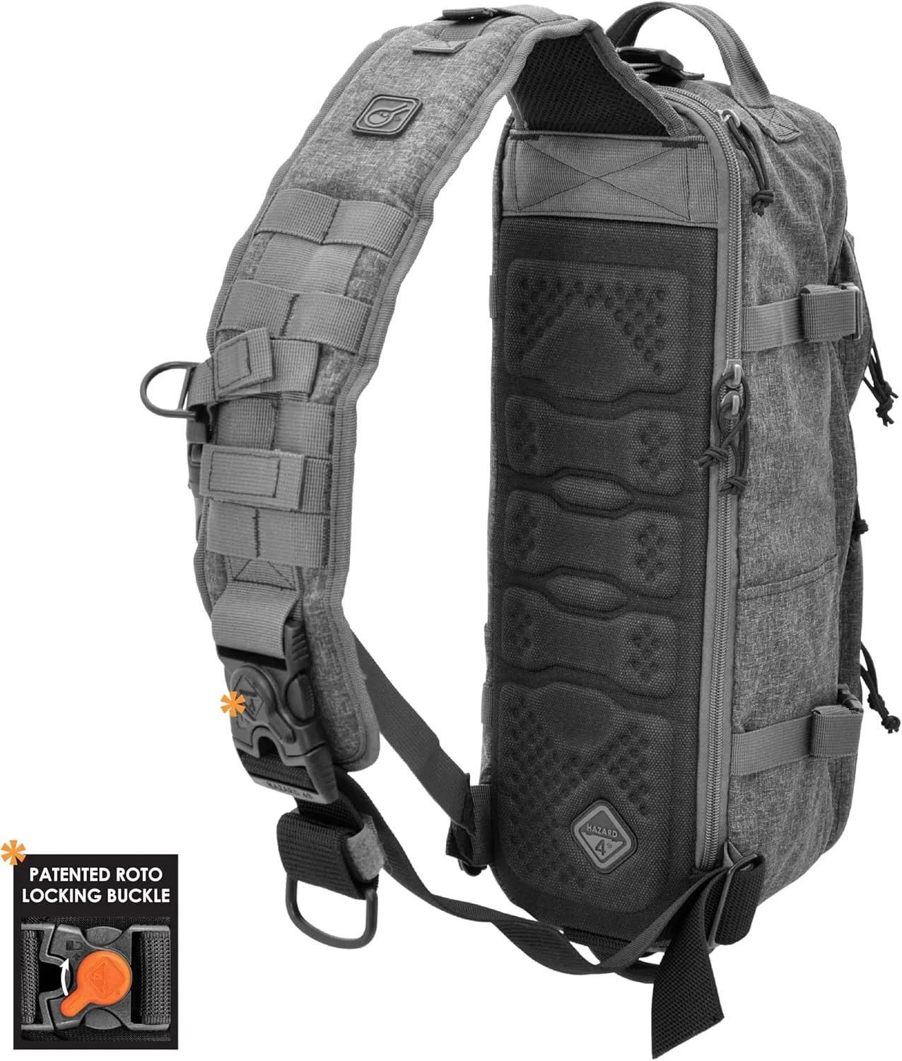 Grayman(TM) Plan-B Light Go-Bag Sling Pack by Hazard 4(R) - Gray , Large