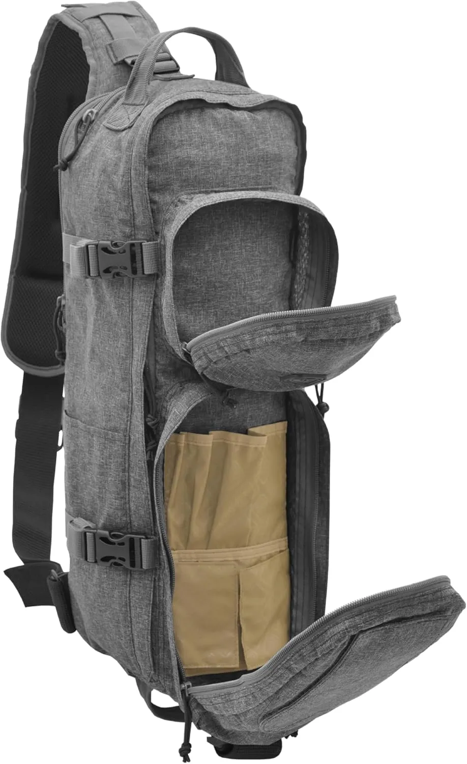 Grayman(TM) Plan-B Light Go-Bag Sling Pack by Hazard 4(R) - Gray , Large