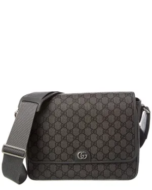 Gucci Ophidia GG Supreme Canvas & Leather Messenger Bag