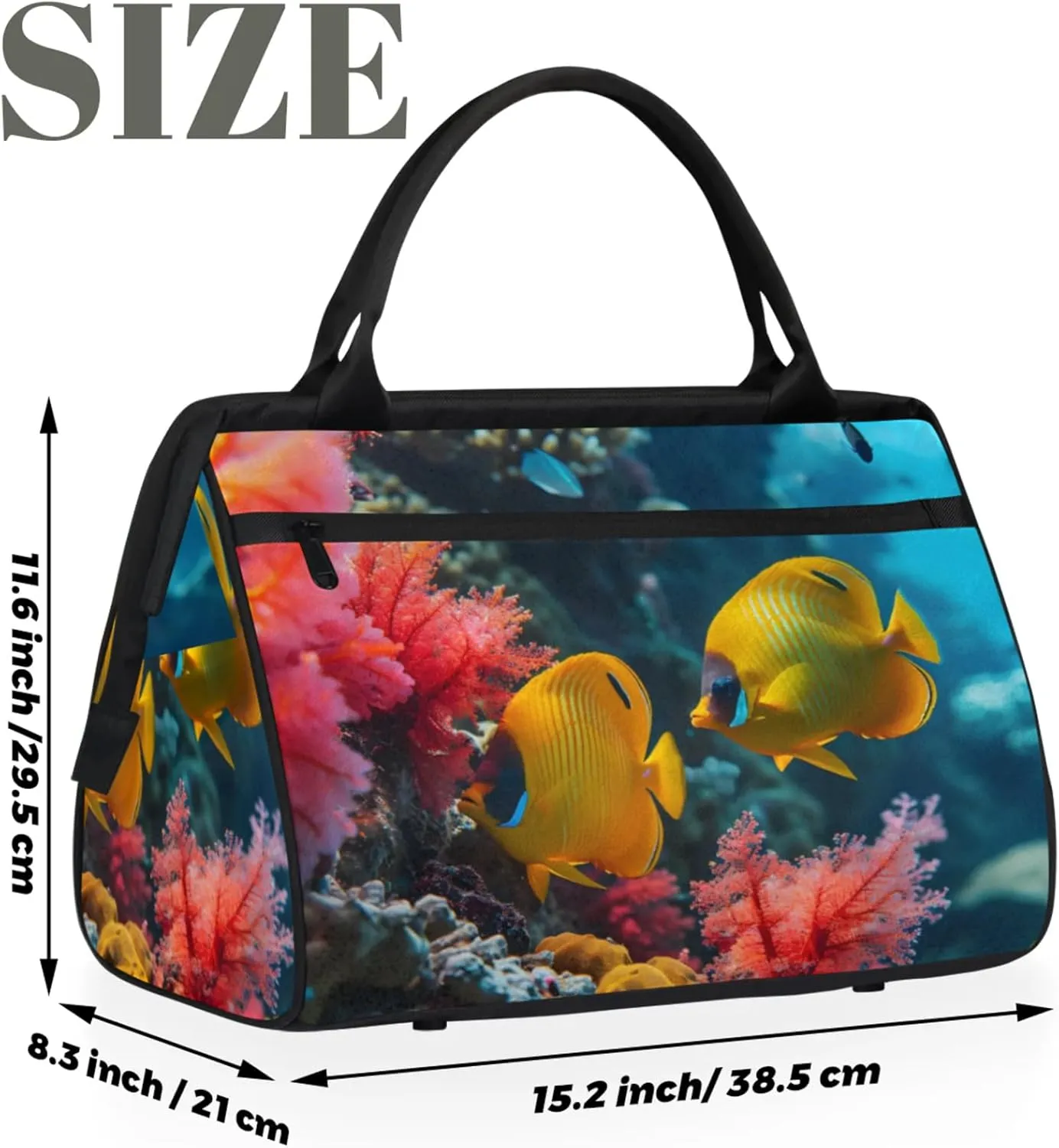 Gym Bag for Women Men, Travel Sports Duffel Bag with Trolley Sleeve, Gym Bag Weekender Overnight Bag Carry On Tote Bag