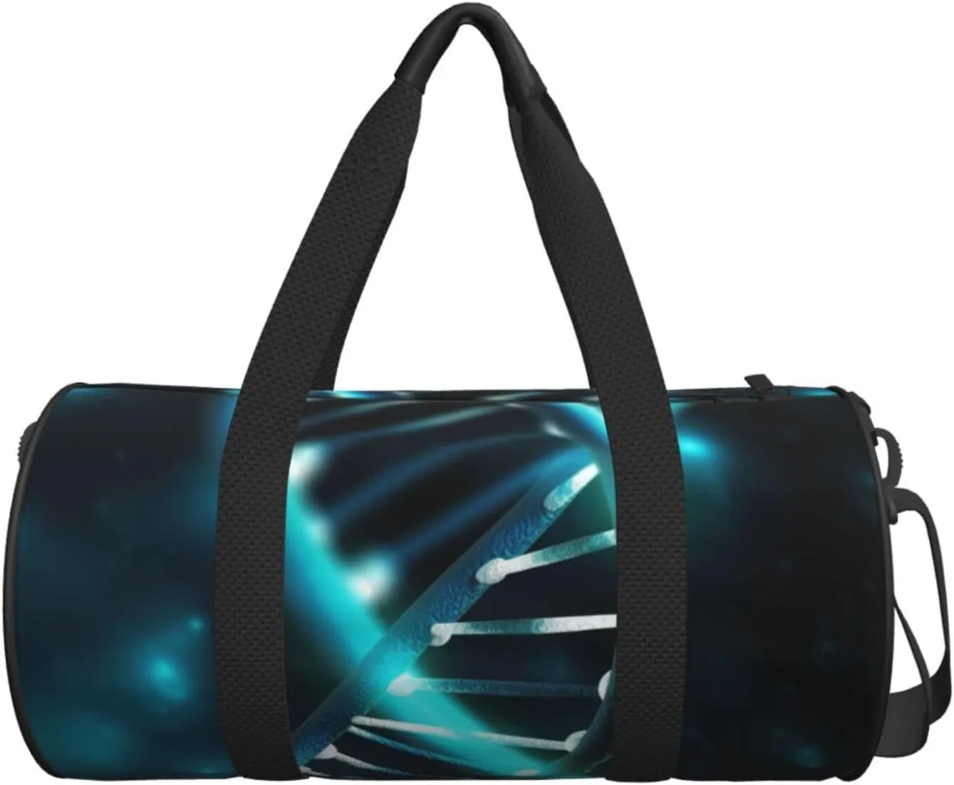 Gym Bags Small Science Gene Strand Duffel Bag Overnight Bag with Shoe Compartment Carryon Bag for Men Women