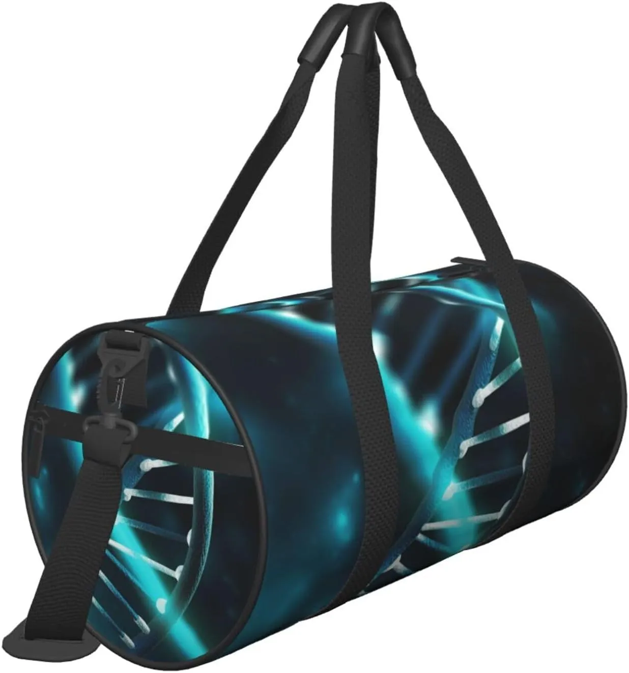 Gym Bags Small Science Gene Strand Duffel Bag Overnight Bag with Shoe Compartment Carryon Bag for Men Women