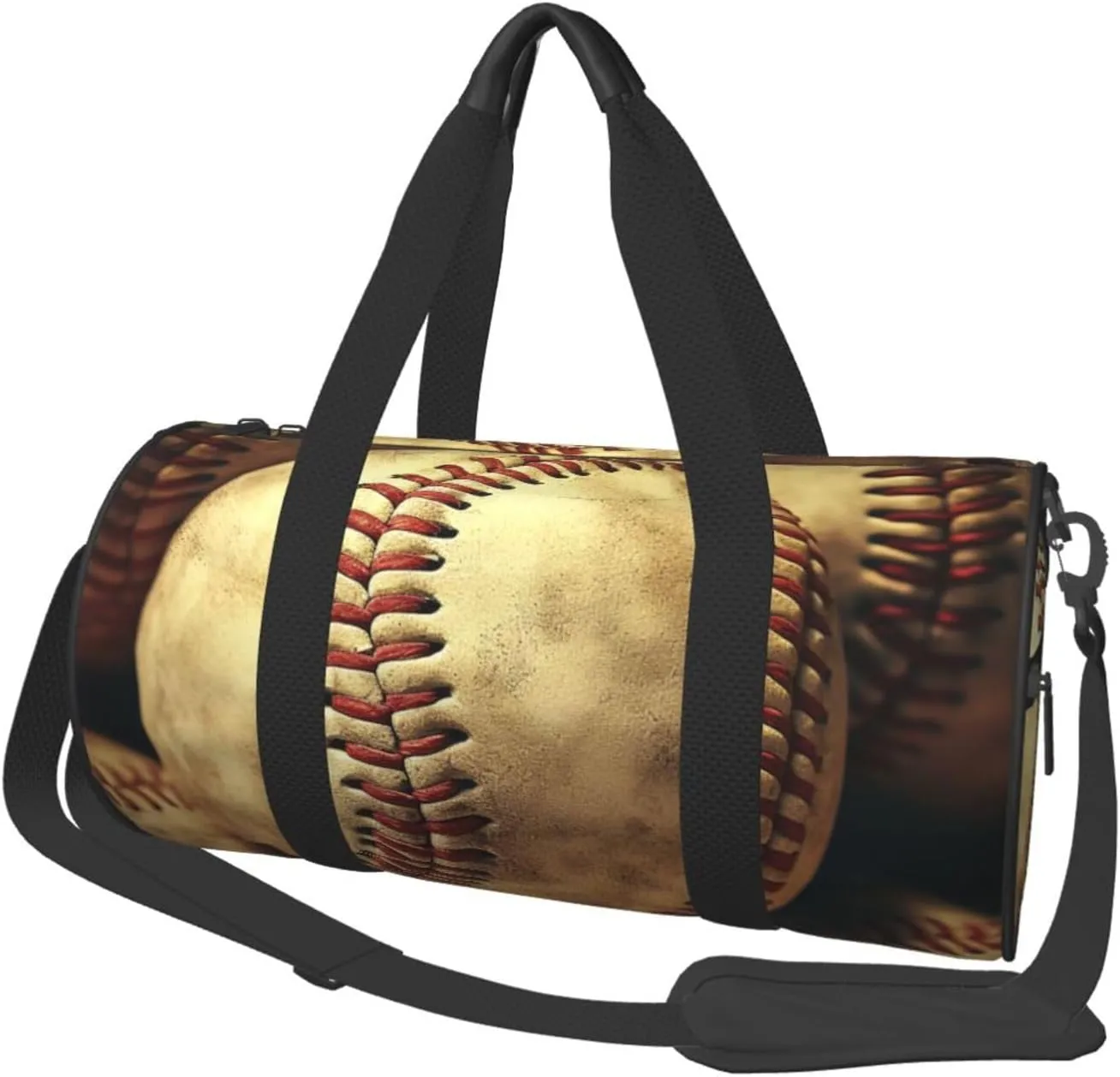 Gym Bags Small Vintage Baseball Duffel Bag Overnight Bag with Shoe Compartment Carryon Bag for Men Women