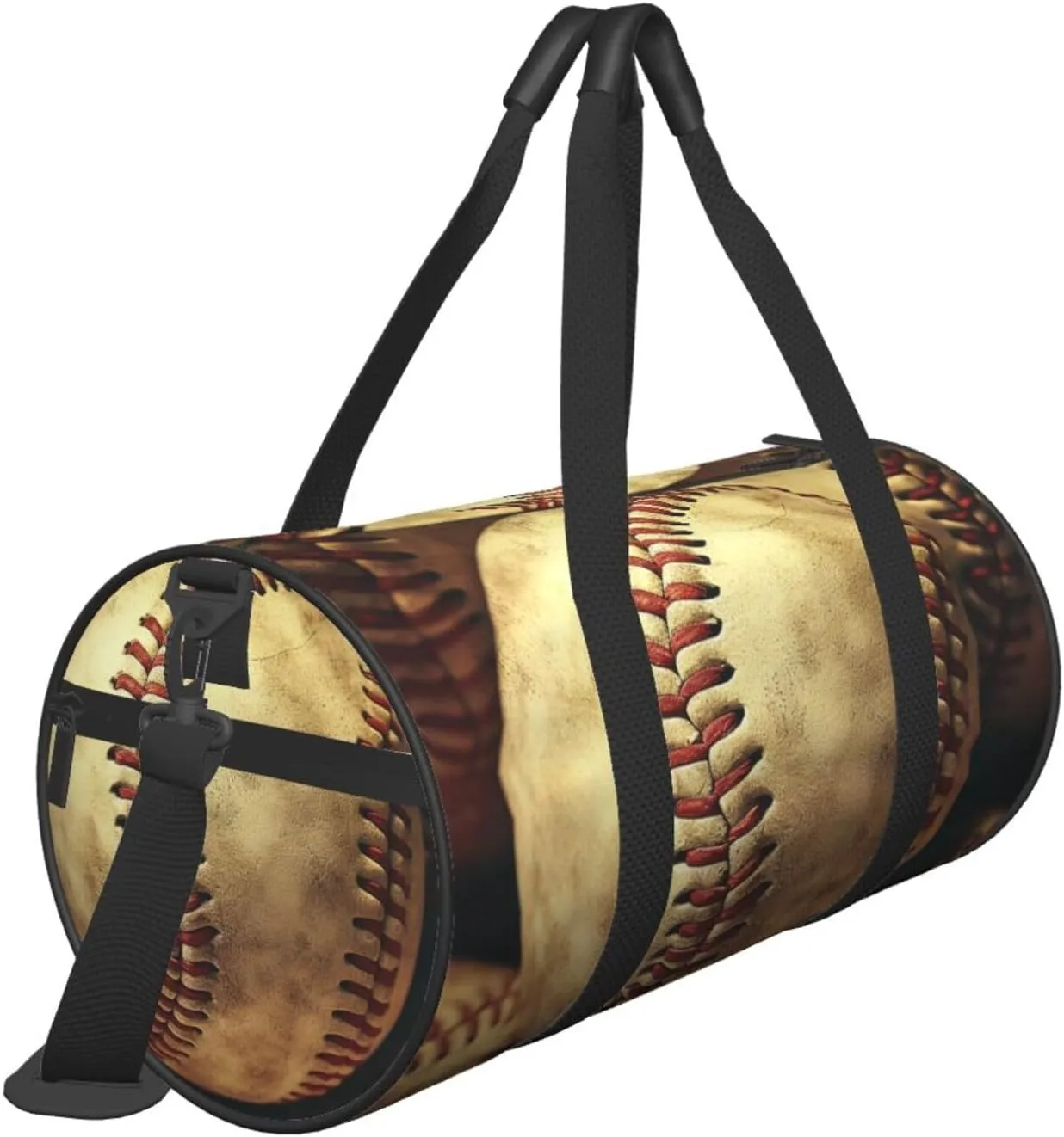 Gym Bags Small Vintage Baseball Duffel Bag Overnight Bag with Shoe Compartment Carryon Bag for Men Women