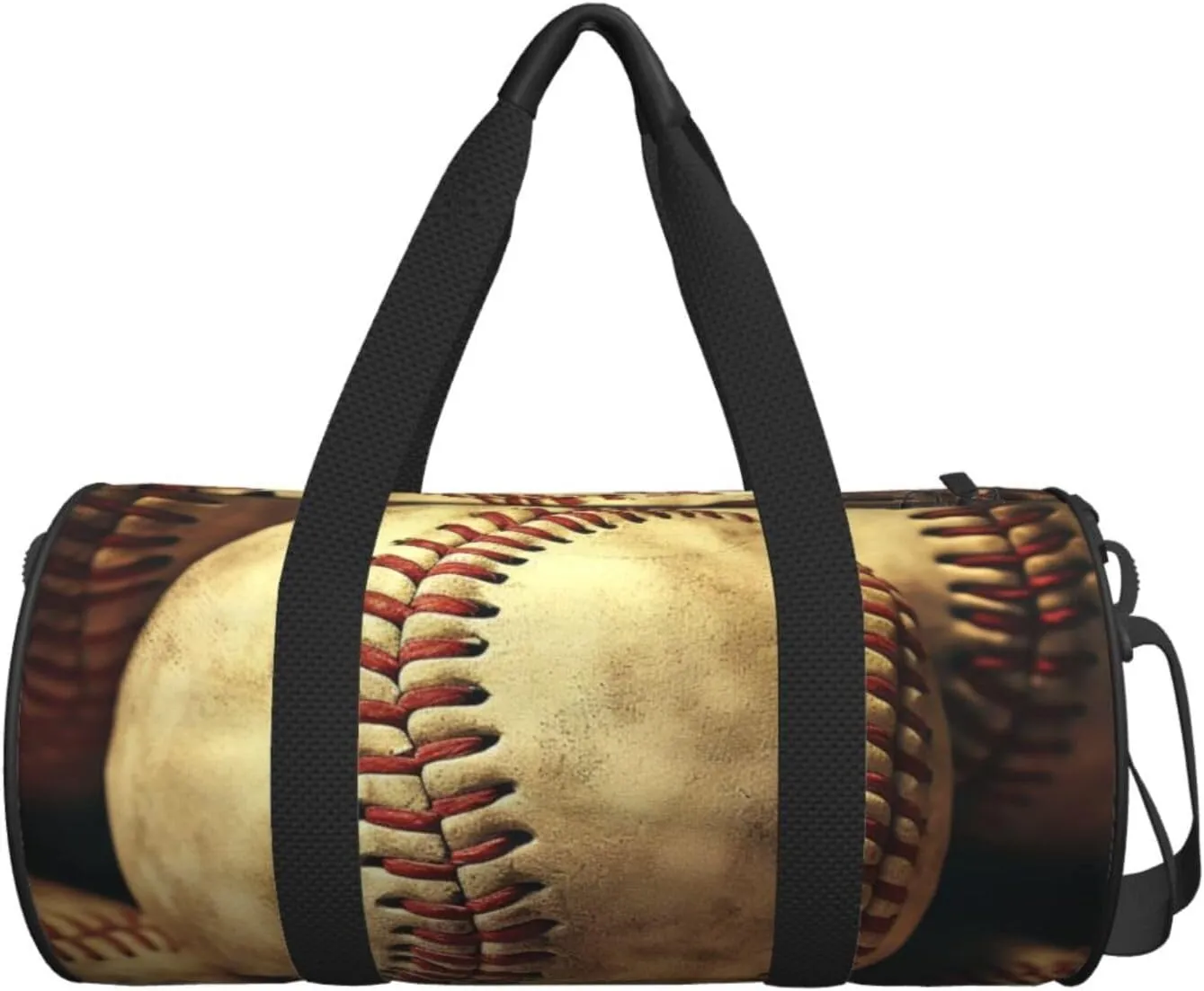 Gym Bags Small Vintage Baseball Duffel Bag Overnight Bag with Shoe Compartment Carryon Bag for Men Women