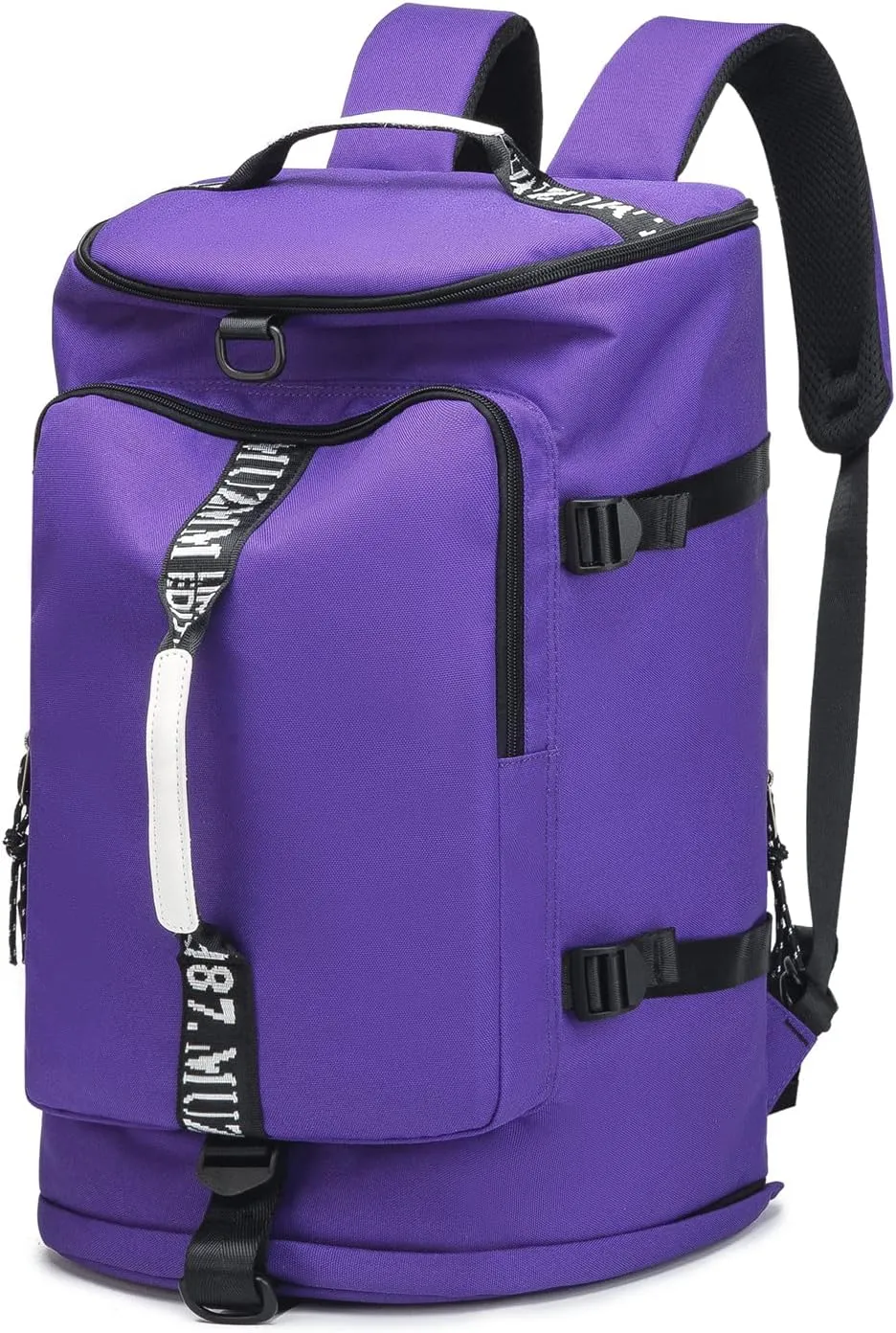 Gym Duffle Bag Waterproof black Laptop Backpack Suitable for Hiking, Fishing, Travel 40L Large Capacity Trendy Cool Lightweight Backpack for Men and Women