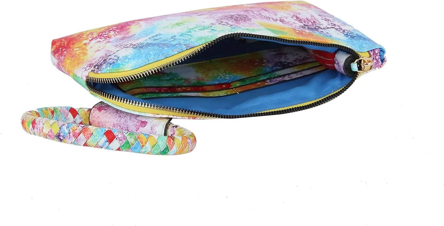 Handbag Republic Multi Print, Crocodile, Calavera Skull, Wristlet Evening Bag Purse Wallet For Women Vegan Leather by Virago