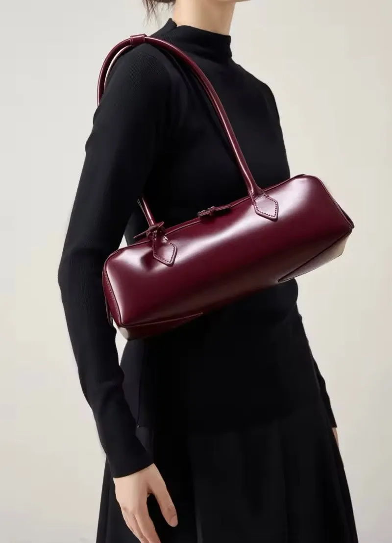 Handmade Leather Crossbody. Women's handmade genuine leather shoulder bag