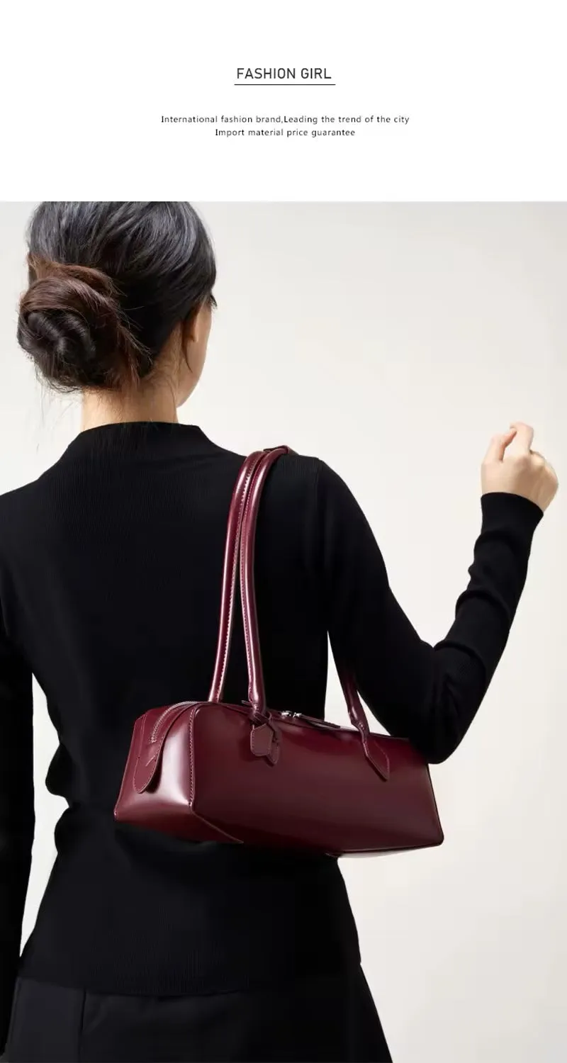 Handmade Leather Crossbody. Women's handmade genuine leather shoulder bag