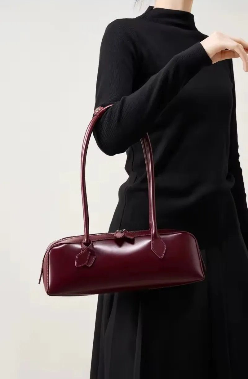 Handmade Leather Crossbody. Women's handmade genuine leather shoulder bag