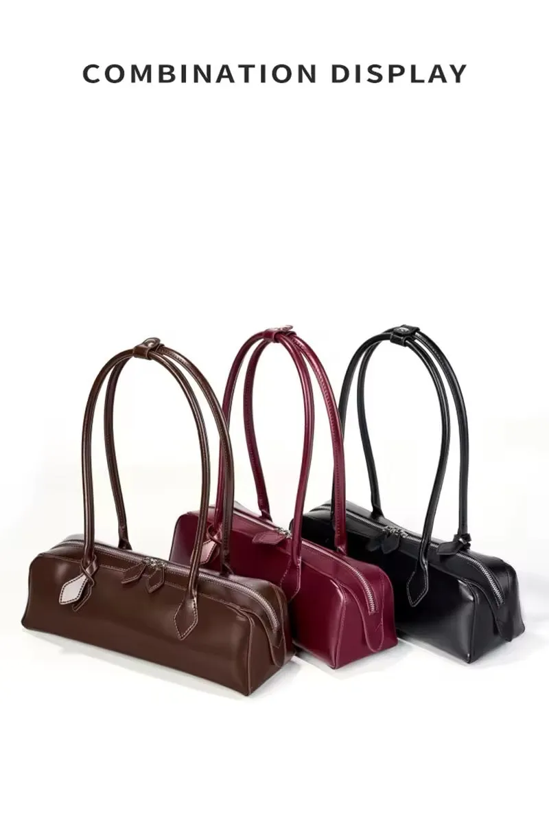 Handmade Leather Crossbody. Women's handmade genuine leather shoulder bag