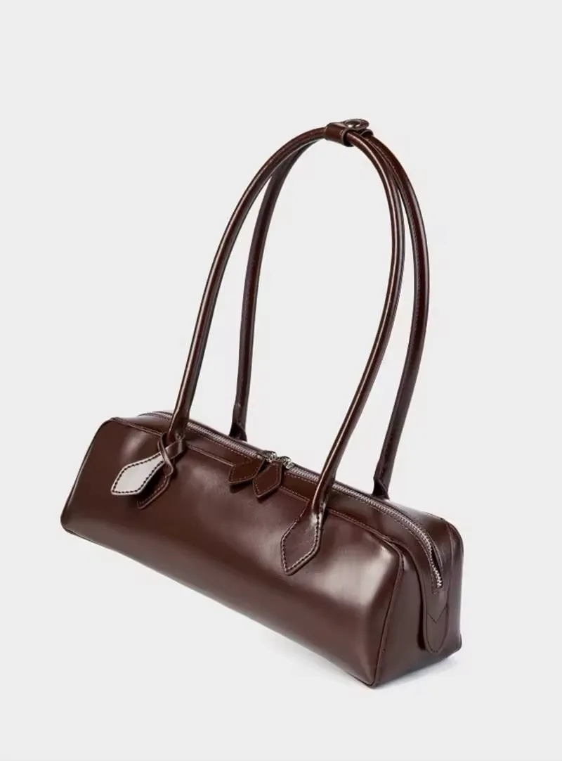 Handmade Leather Crossbody. Women's handmade genuine leather shoulder bag