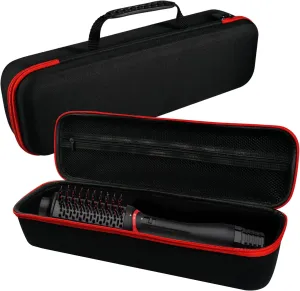 Hard Carrying Case for Revlon Hair Dryer Brush Original 1.0/Plus 2.0,Portable Travel Storage Bag Compatibility with All Brand Hot Tools Volumizer Hot Air Brush (Red)