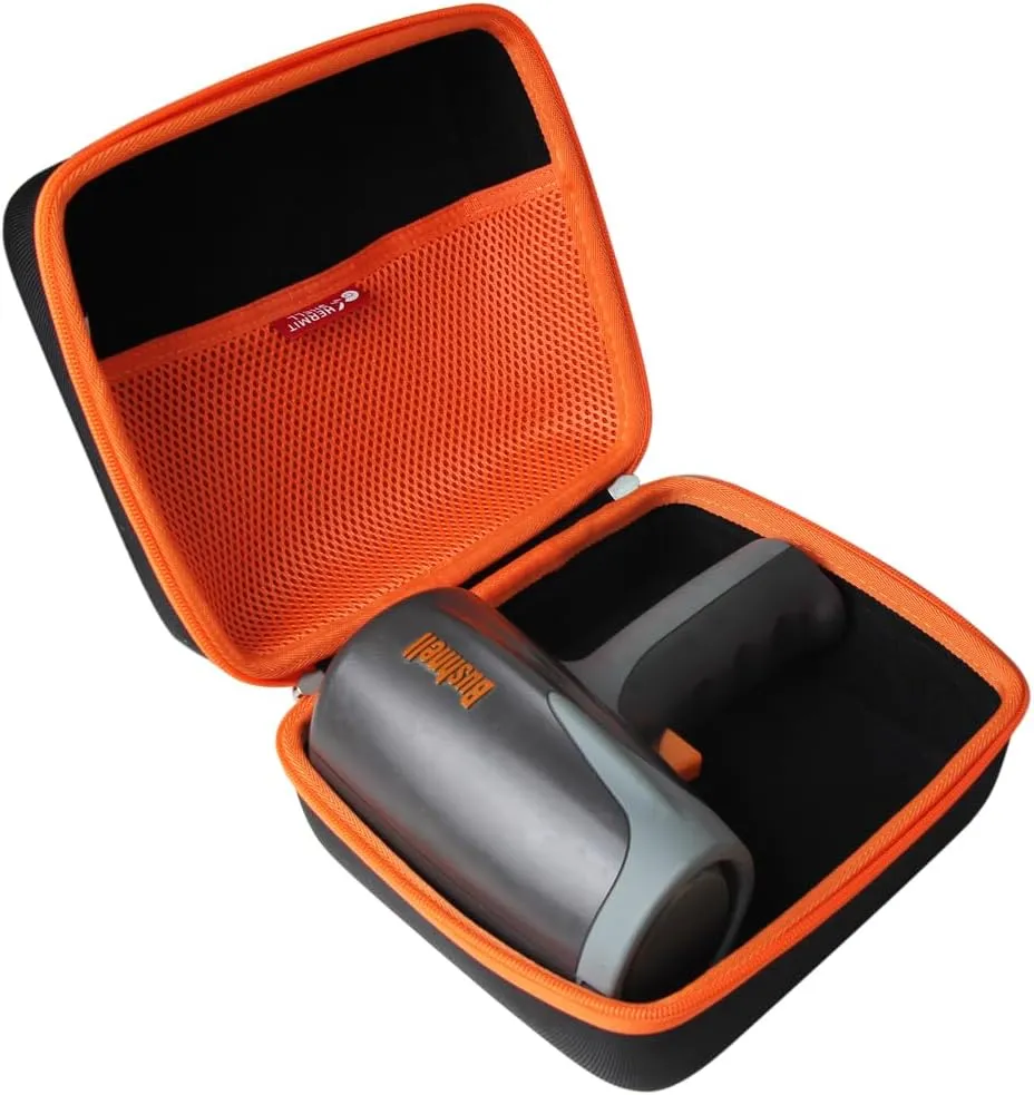 Hermitshell Hard Travel Case for Bushnell Velocity Speed Gun (Black Orange)
