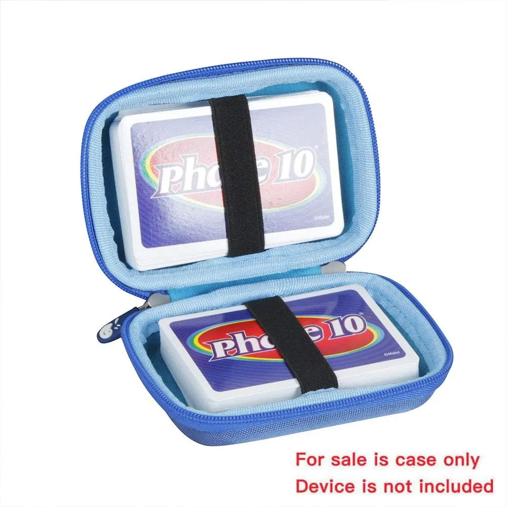 Hermitshell Hard Travel Case for Phase 10 Card Game Styles May Vary - Not Including Cards